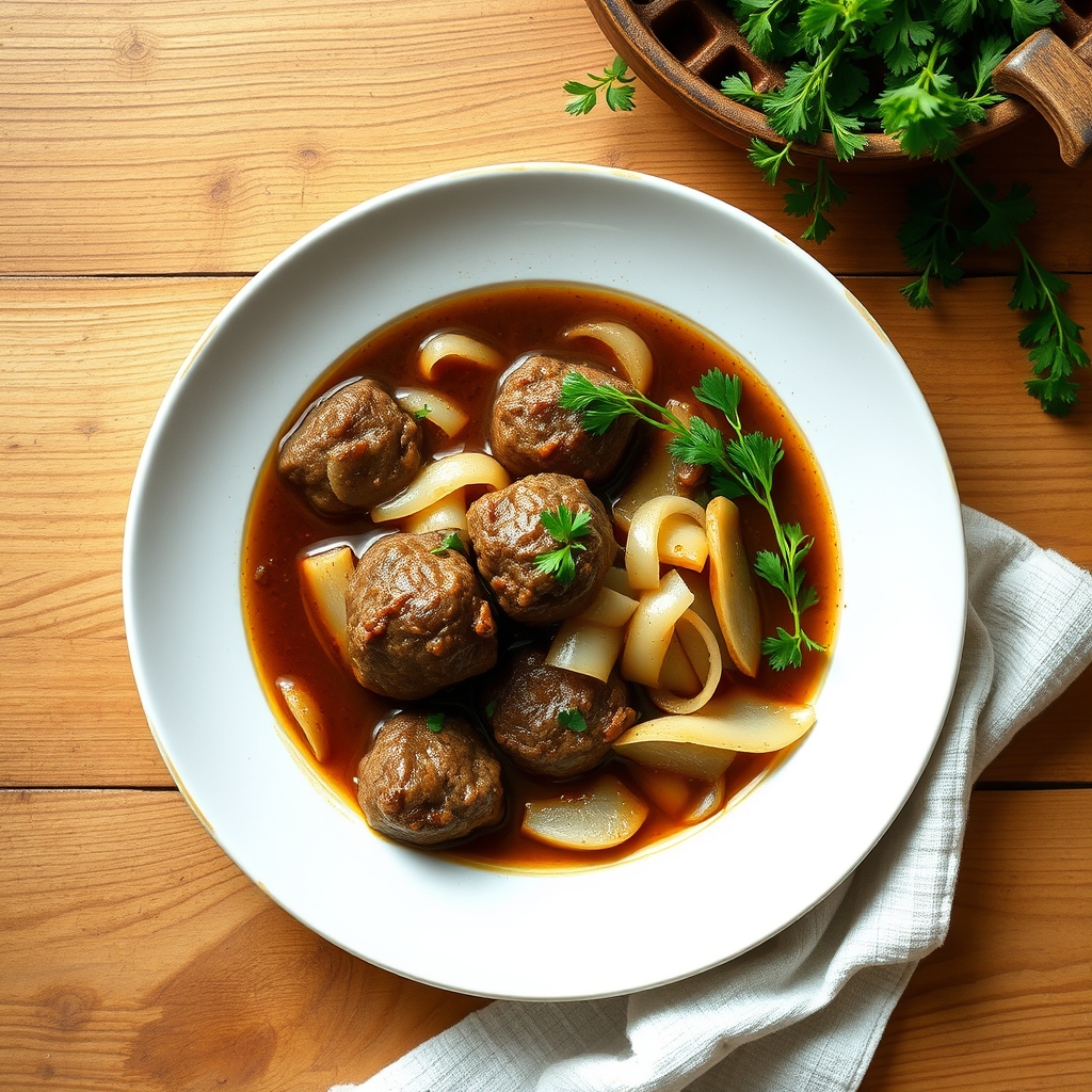 Ragoût de boulettes de boeuf