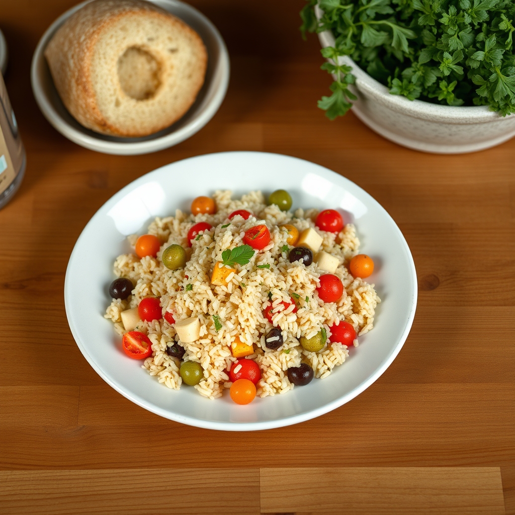 Riz grec aux légumes