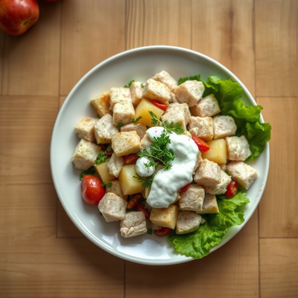 Salade de dinde au yogourt