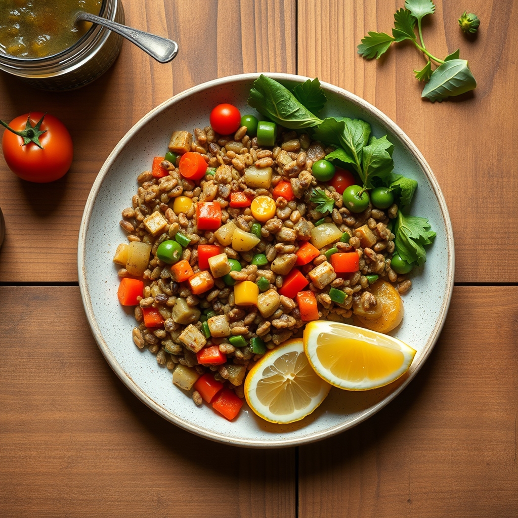 Salade de lentilles libanaises