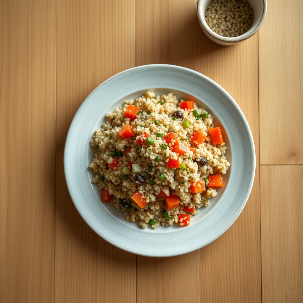 Salade de quinoa et de légumes