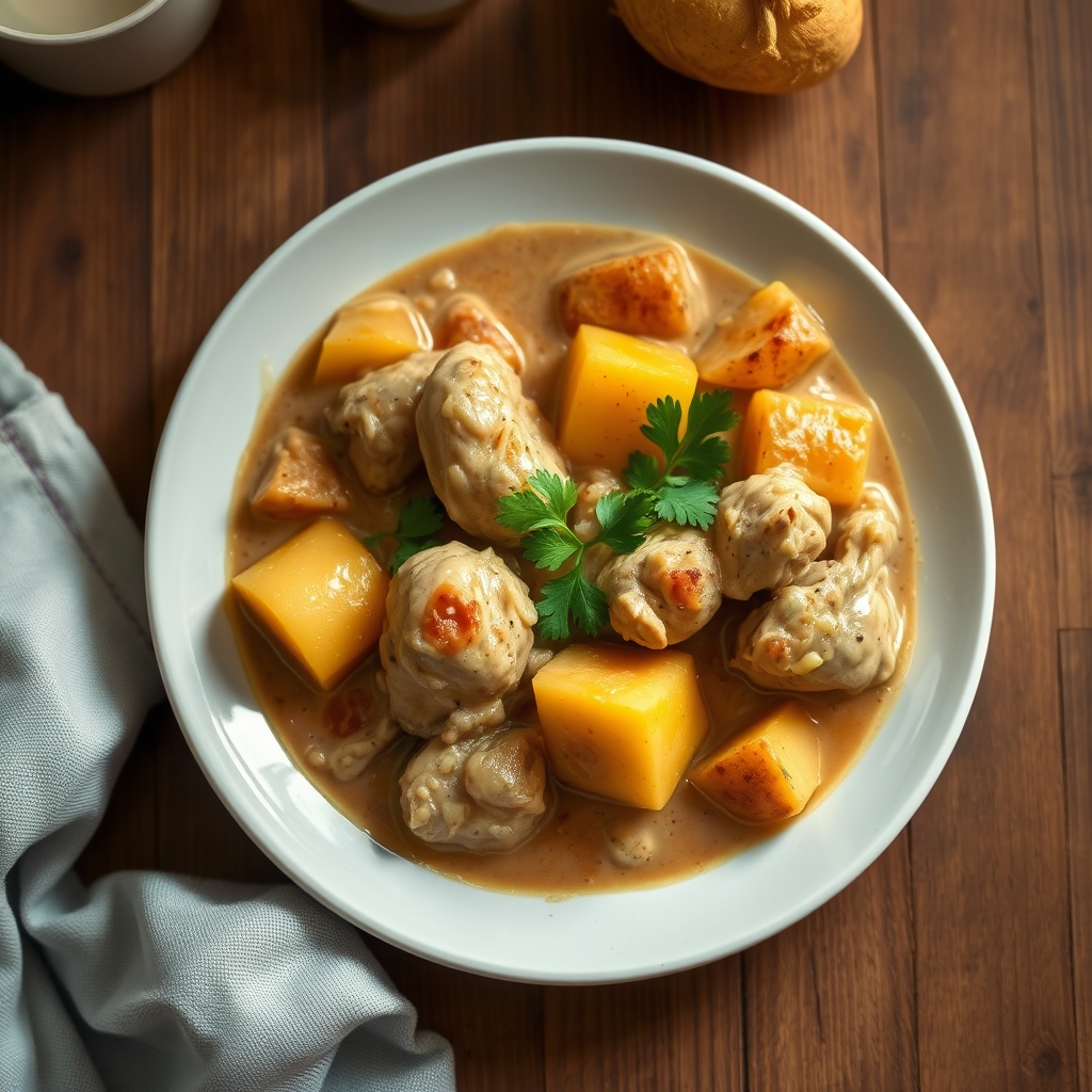 Sancoco de Poulet et Plats de Banane