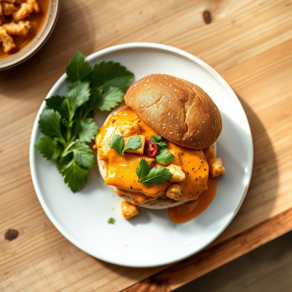 Sandwich thaï au poulet