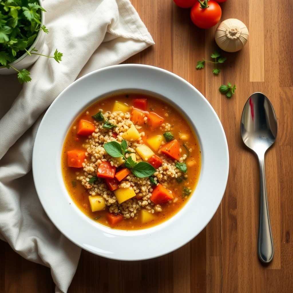 Sopa de quinua