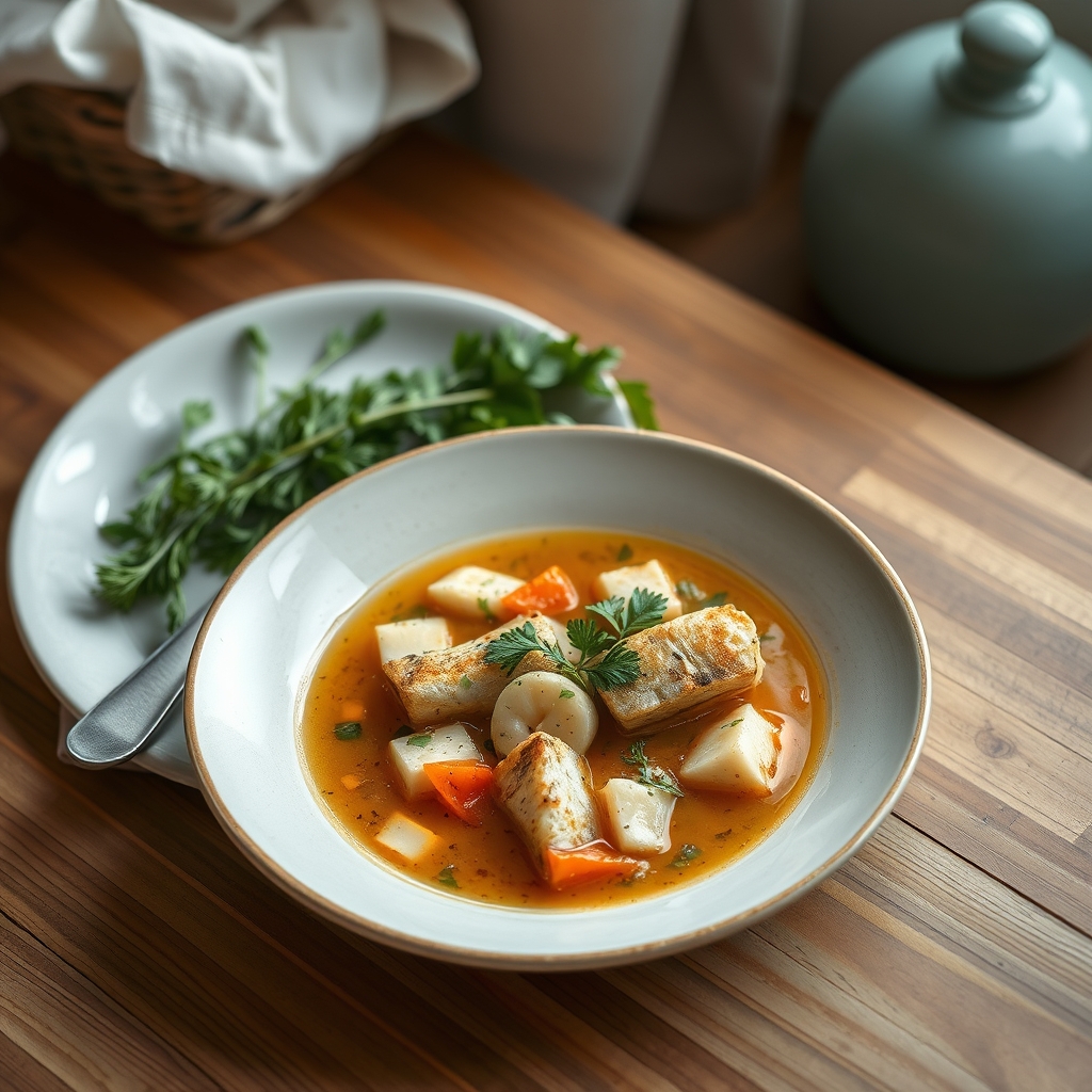 Soupe de poisson grecque