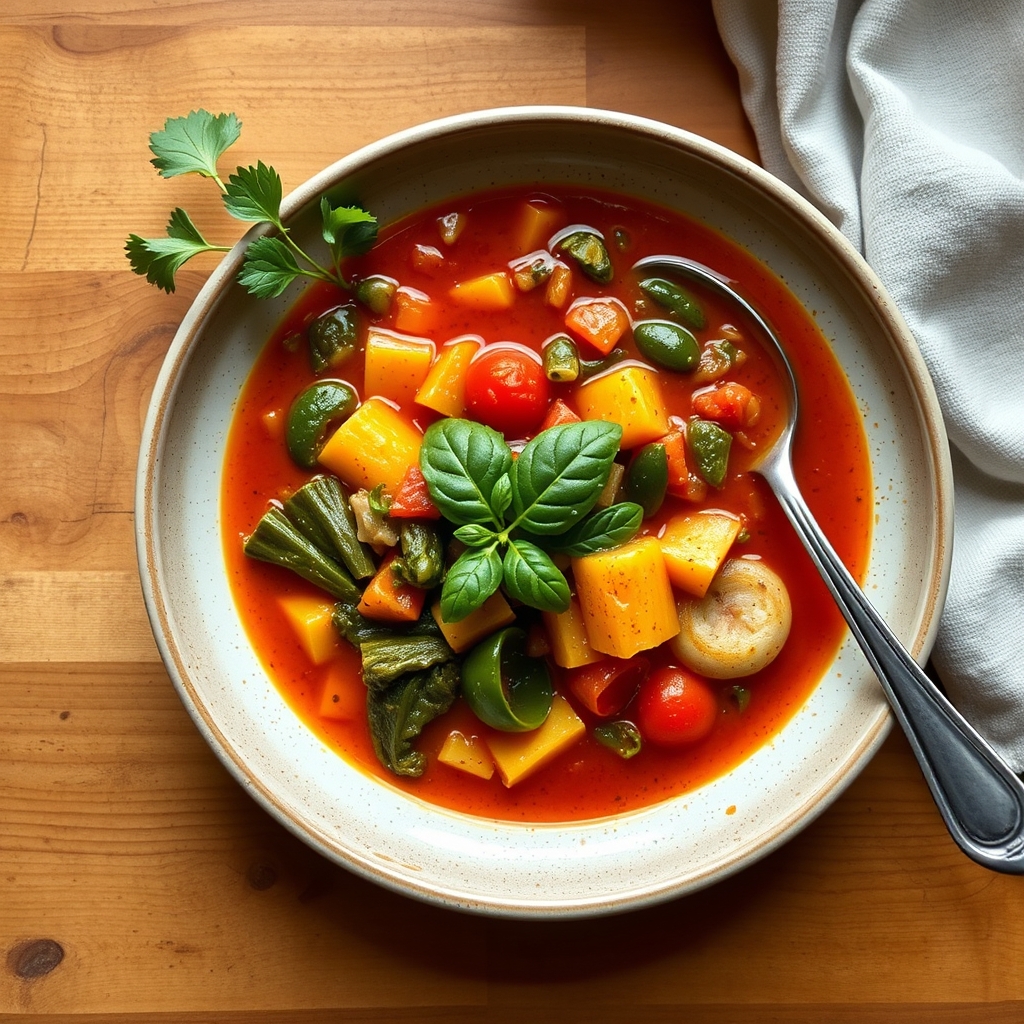 Soupe italienne aux légumes