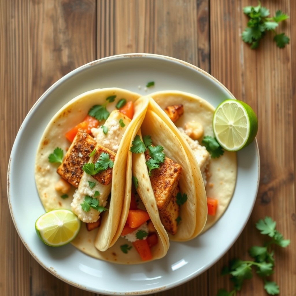 Tacos de poisson au citron