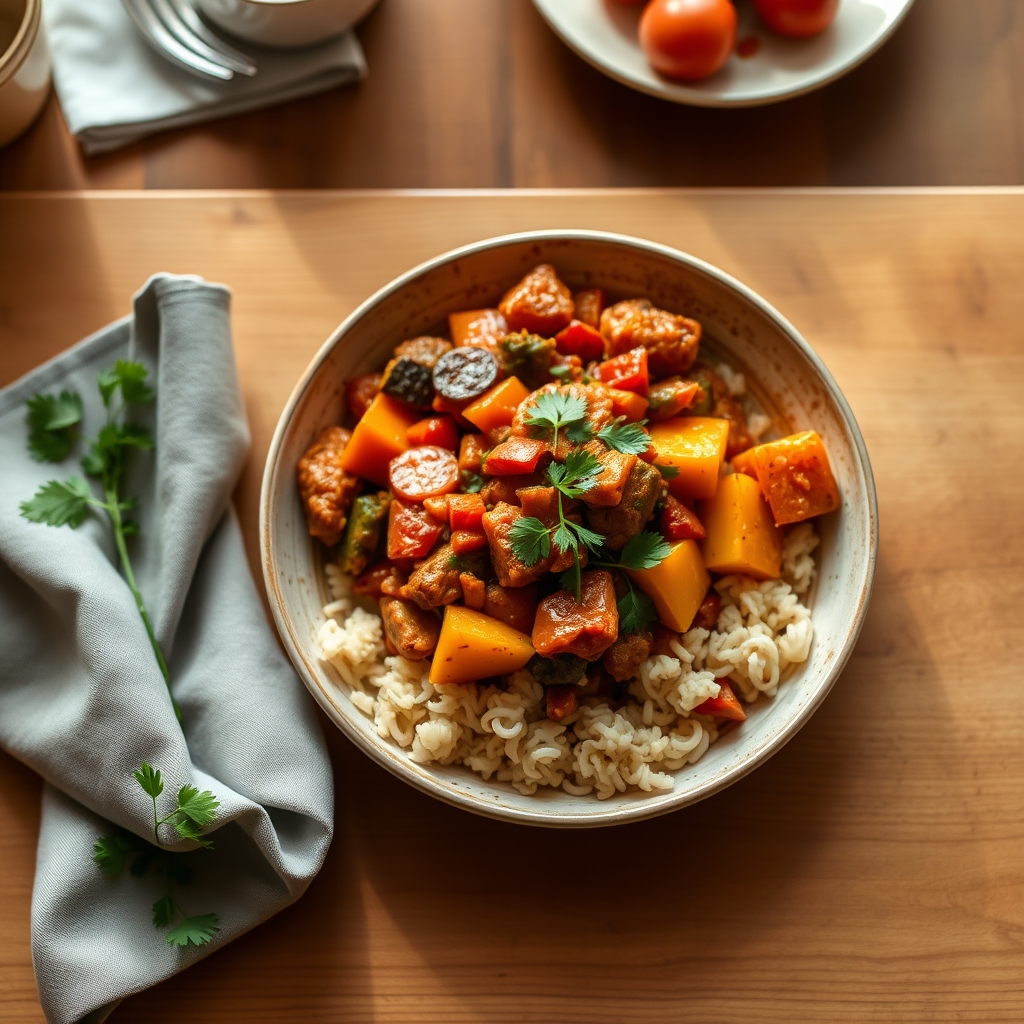 Tajine de légumes aux épices