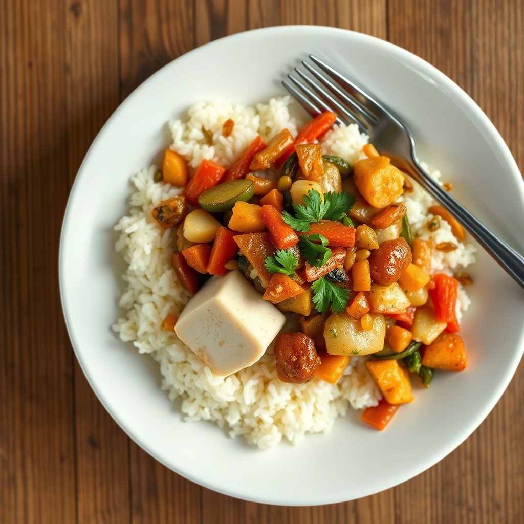 Tofu à la vénézuélienne