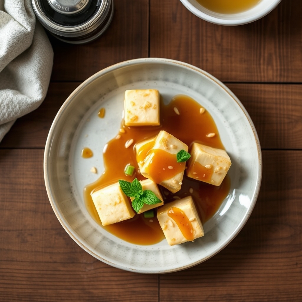 Tofu au sésame et à l'érable