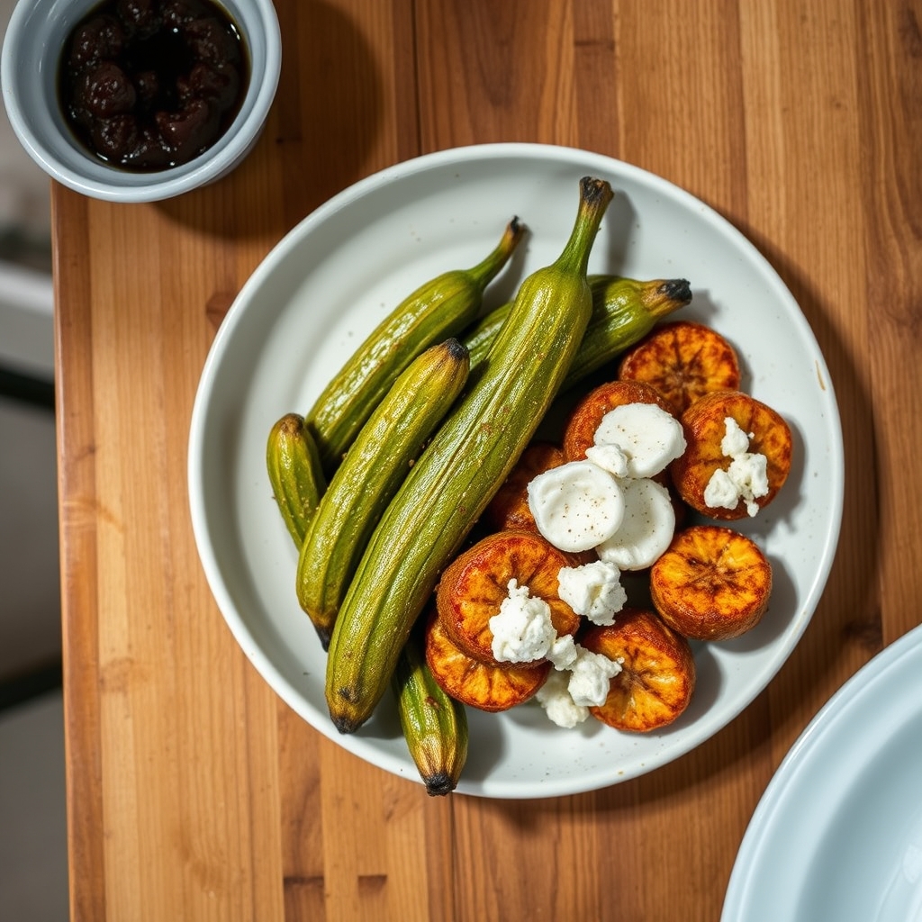 Tostones de banane et fromage
