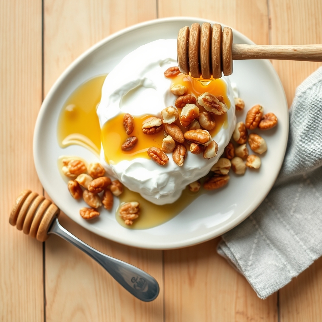 Yogourt grec aux noix et miel